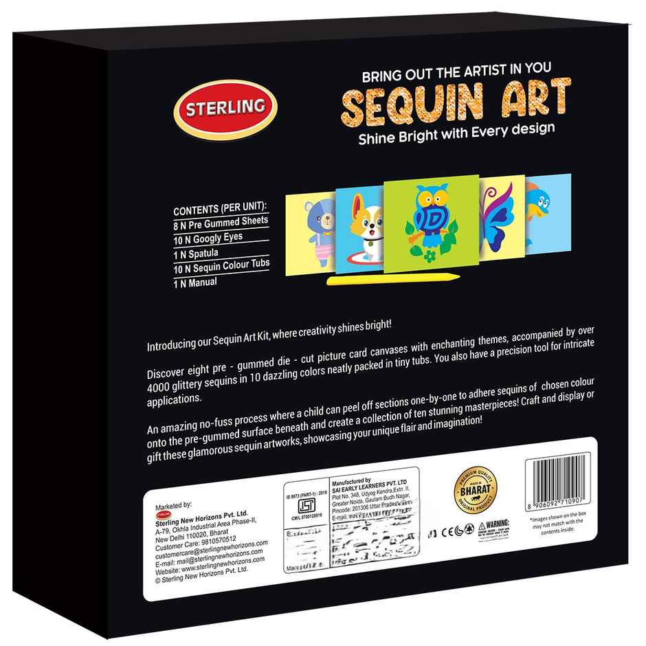 Sterling Sequin Art
