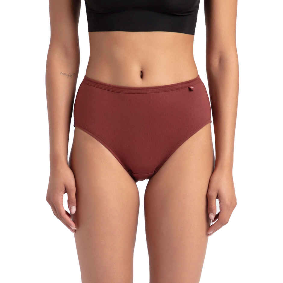 Jockey 1406 Women's Super Combed Cotton Underwear Mid Waist Hipster Panty|PO3 | Multicolor Dark assorted-M