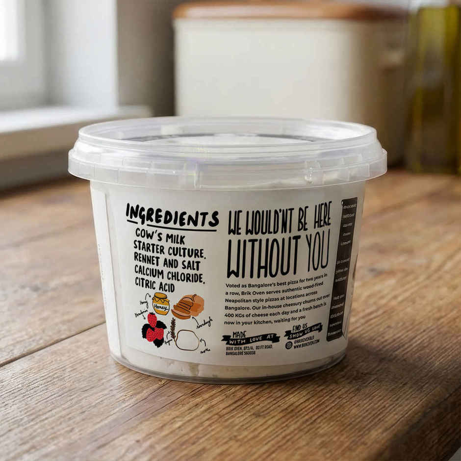 Brik Oven Whey Ricotta Cheese