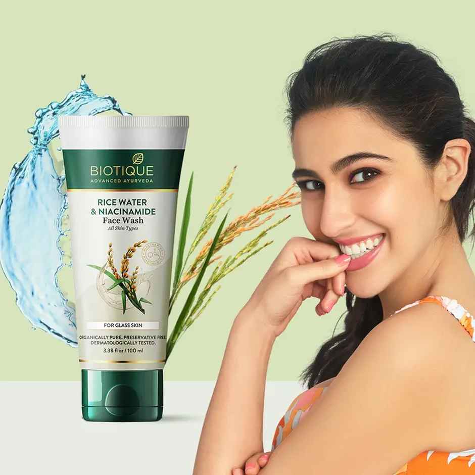Biotique Rice Water & Niacinamide Gel Face Scrub