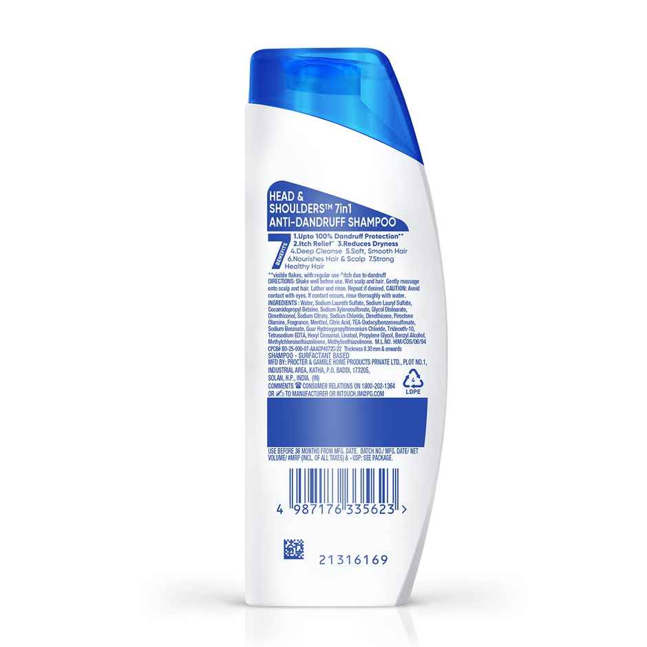 Head & Shoulders 7in1 Anti-dandruff Shampoo with 7 benefits for Men & Women
