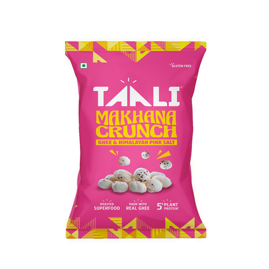 Taali Roasted Makhana - Ghee & Himalayan Pink Salt, Natural, Rich in Protein
