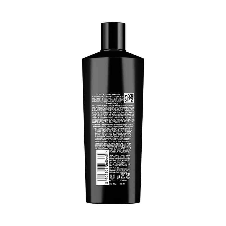 Tresemme Hydra Matrix Shampoo | Polyglutamic Acid for 100H of Hydrated, Fluid Hair | Paraben Free