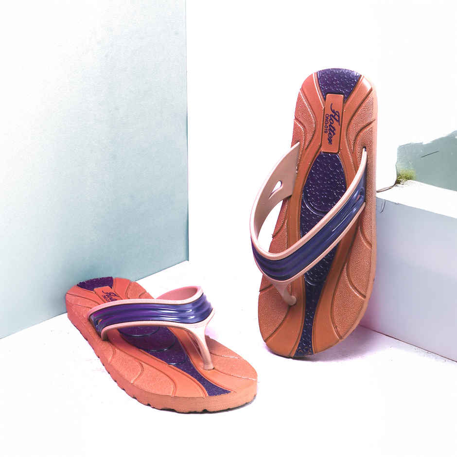 Action Men's Ong-19 Slippers | Evening Walk | Bathroom | Room Slippers | Tan and Wood - UK 10