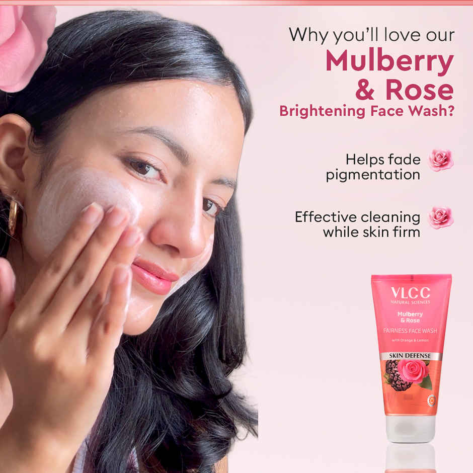 VLCC Mulberry & Rose Facewash