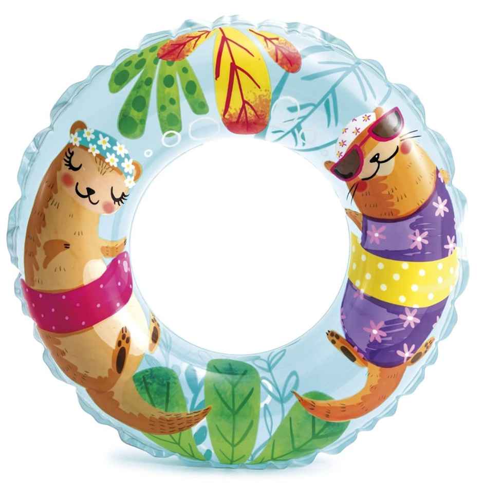 Toyshine 24 Inch Swimming Pool Rings for Kids nflatable Tubes for Summer Fun Assorted Pack of 3