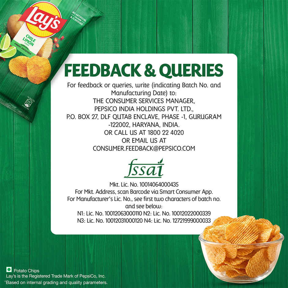 Lay's Potato Chips - Chile Lemon Flavour Combo