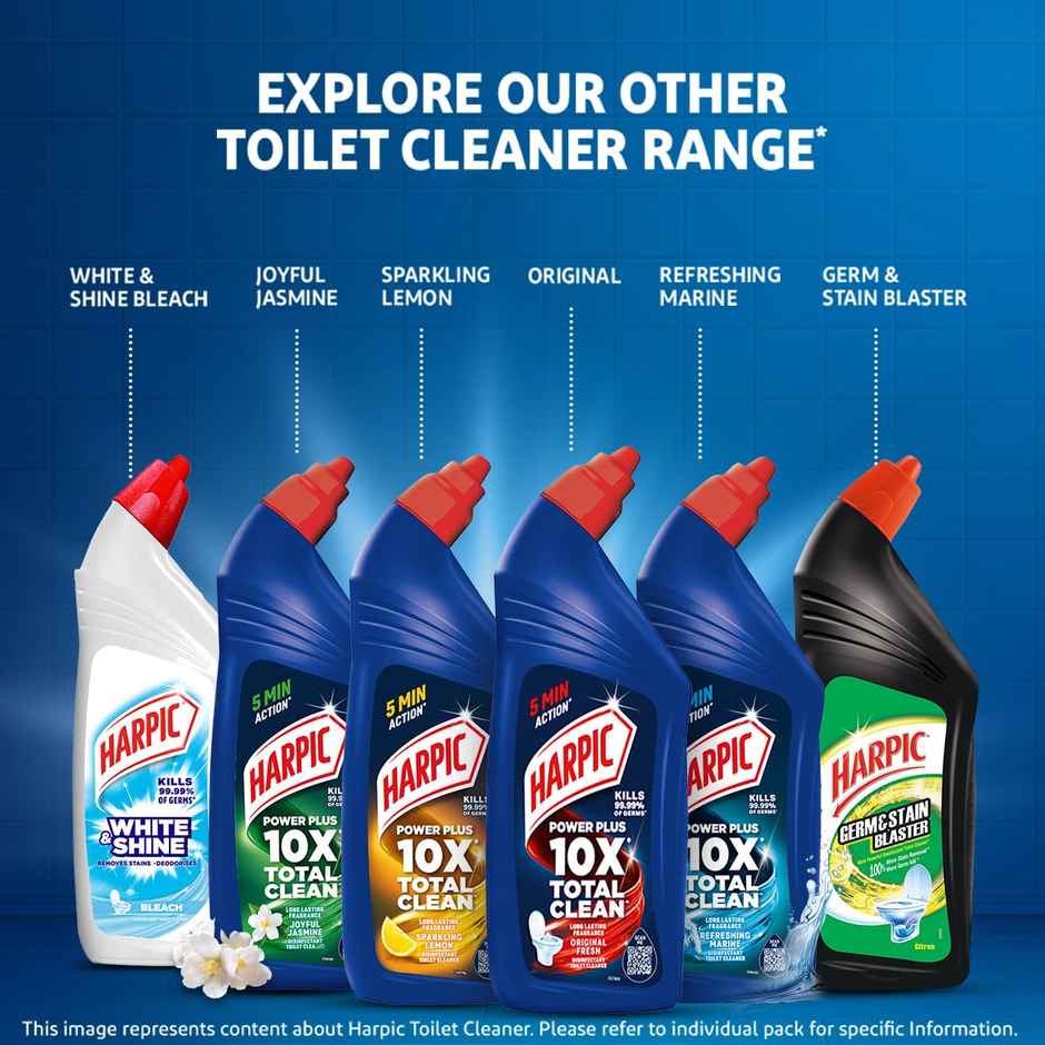 Harpic Jasmine Toilet Cleaner Liquid Combo