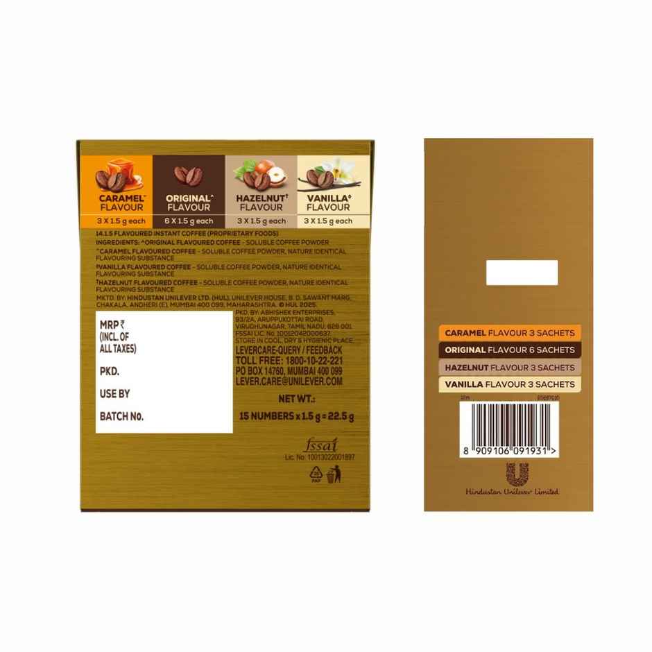 Bru Gold Flavoured Coffee Assorted Stick Sachets
