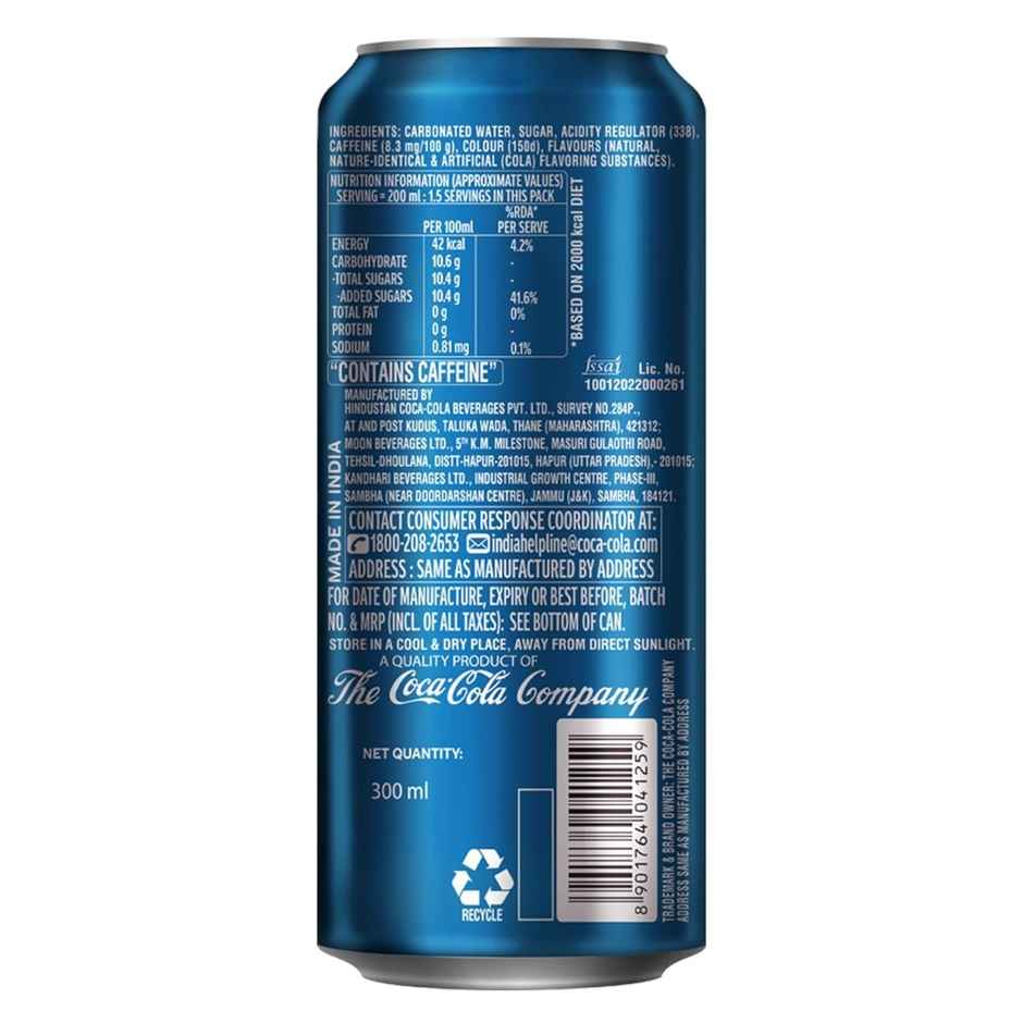 Thums Up Soft Drink Can | Carbonated Beverage Combo