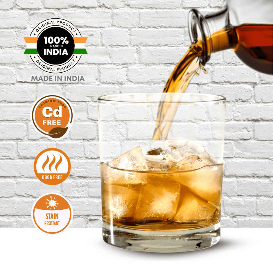 Stylo Whisky Tumbler Set | 385 ml | 6 pcs | Yera Glassware
