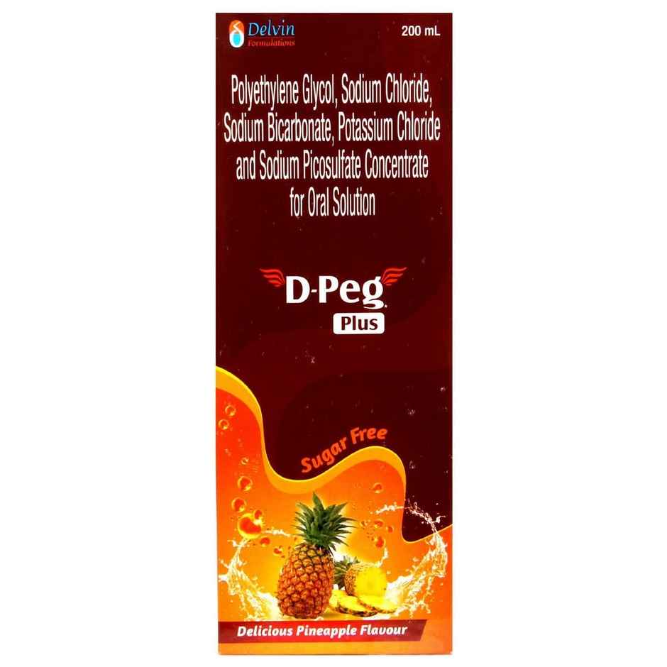 D-Peg Plus Sugar Free Pineapple Syrup