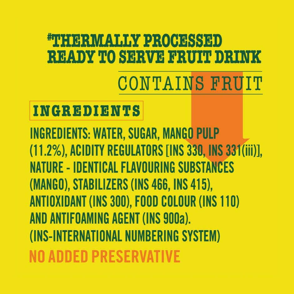 Frooti Mango Fruit Juice | Ready to Drink Beverage