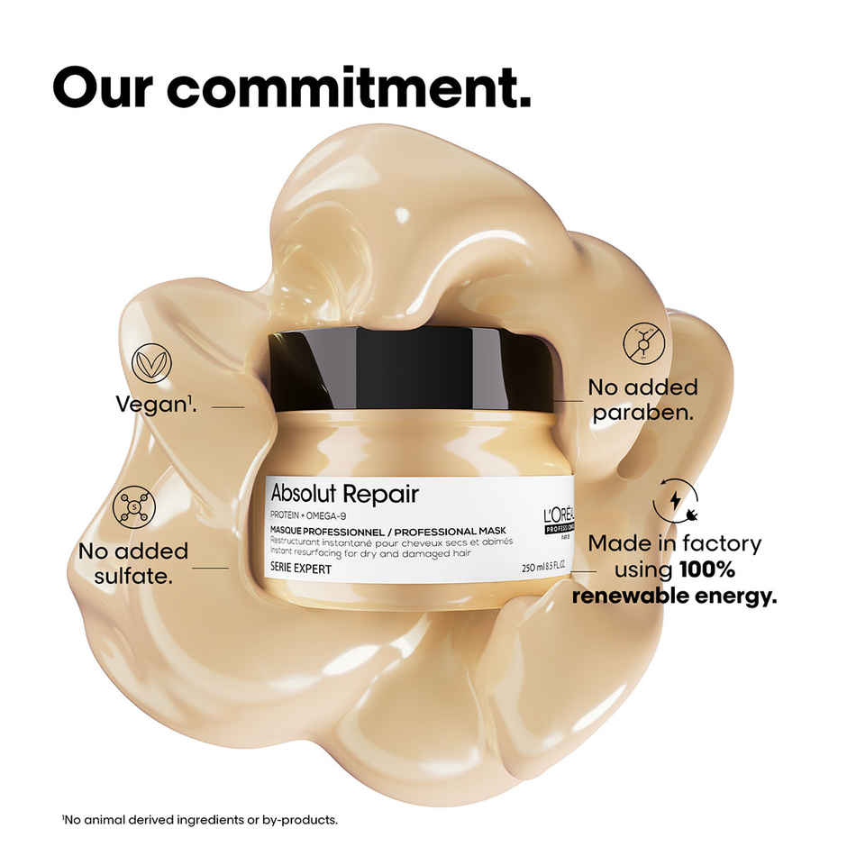 L'Oreal Professionnel Absolut Repair Mask For Dry and Damaged Hair With Wheat Protein