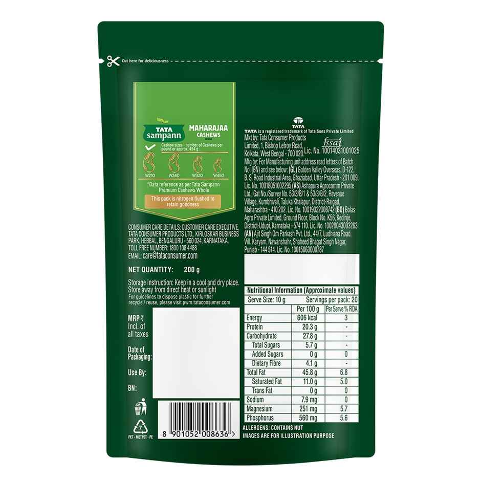 Tata Sampann Maharajaa Cashews