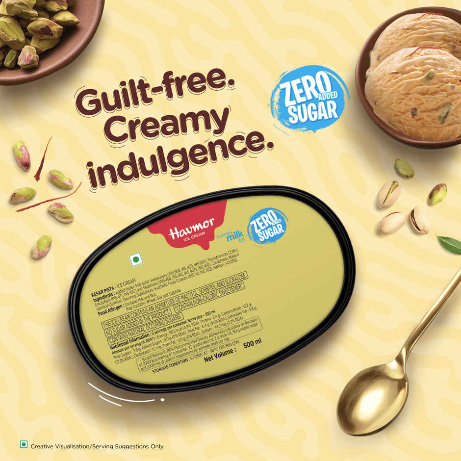 Havmor Sugar Free Kesar Pista Tub