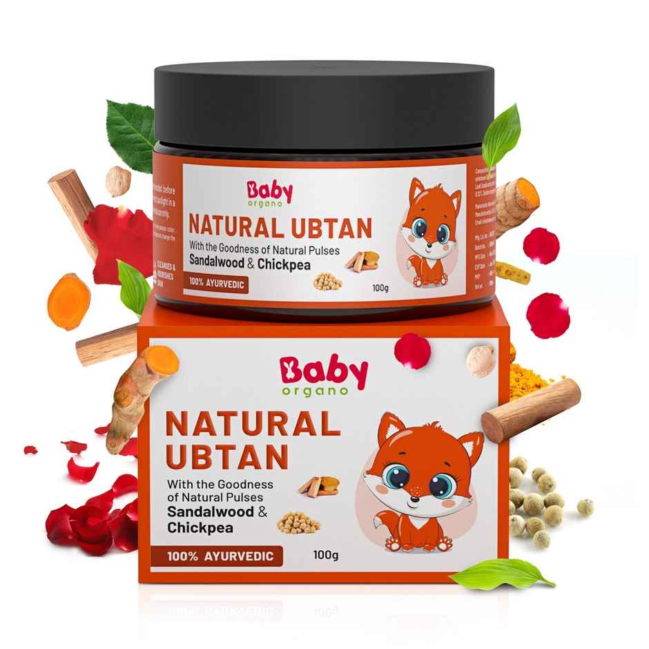 Babyorgano Ayurvedic Natural Ubtan Powder Skin Lightening And Tan Removal