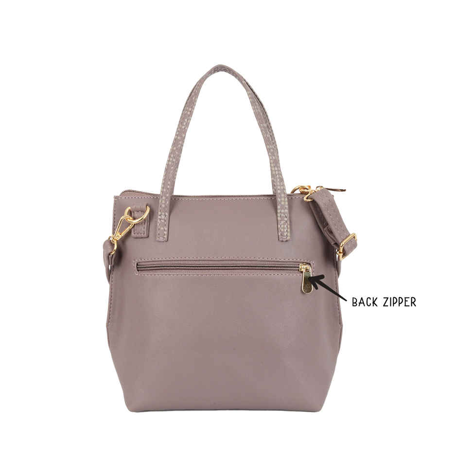 Baggit Women Kinal 3t5 Tote Bag | Lilac Chalk