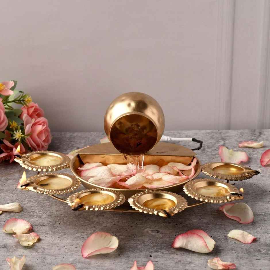 Urban Born Diya Urli Bowl Water Fountain