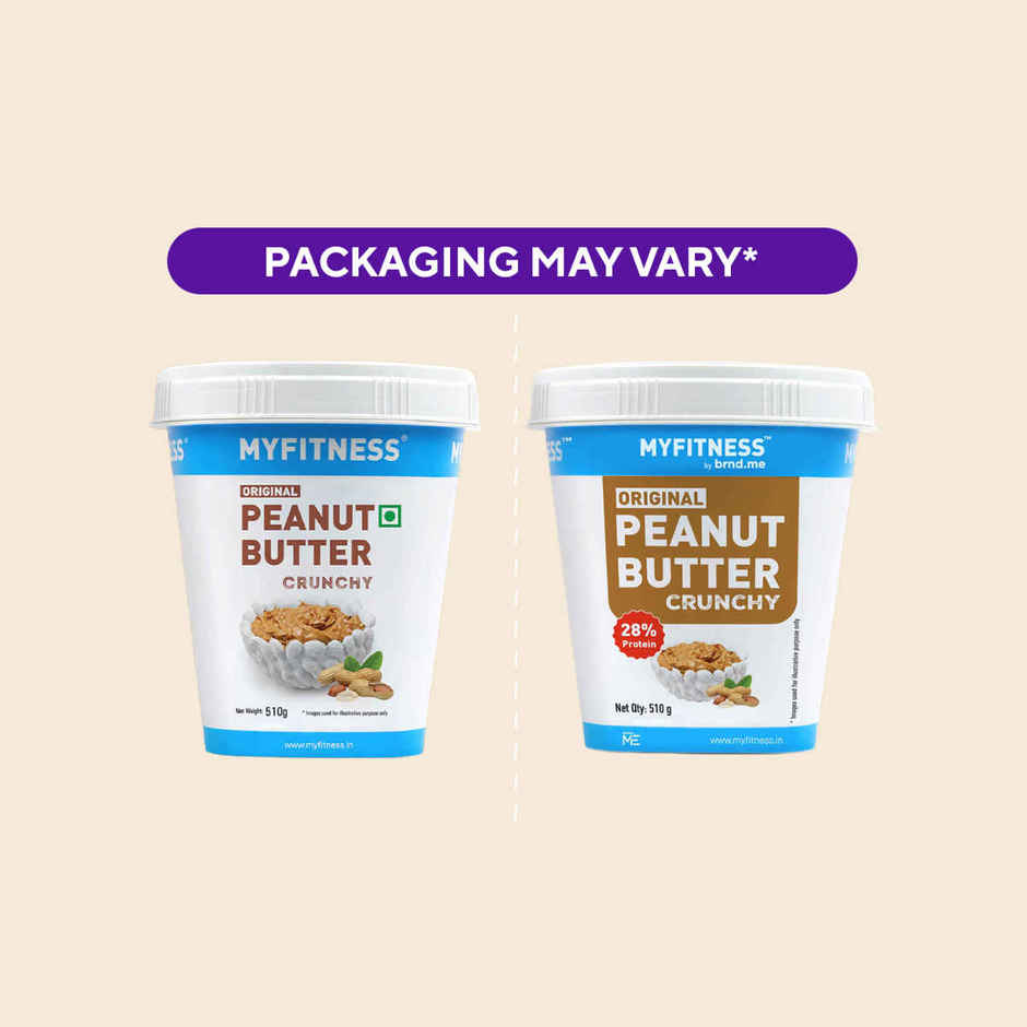MyFitness Original Peanut Butter Crunchy Spread | High Protein