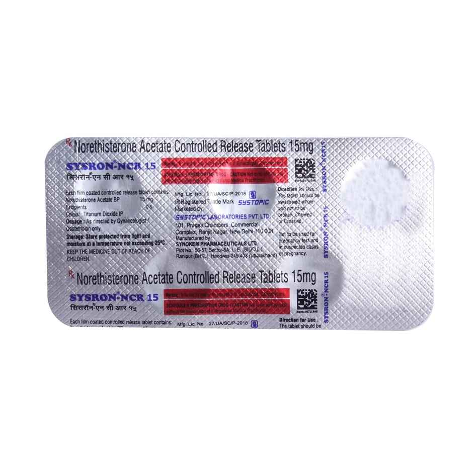 Sysron-NCR 15 Tablet