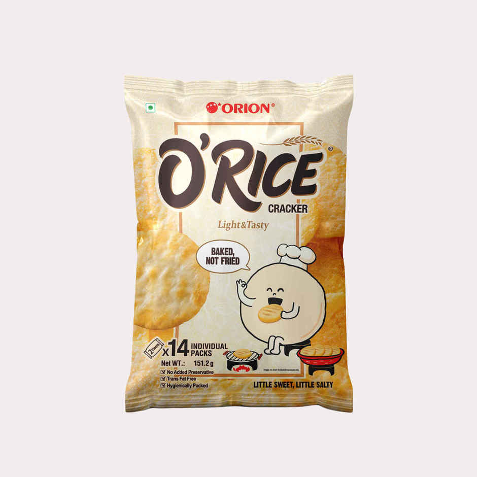 Orion O'rice Cracker - Baked Korean Snack