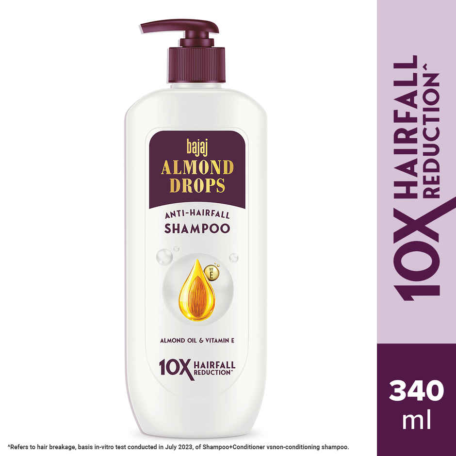 Bajaj Almond Drops Anti Hairfall Shampoo & Conditioner With Almond Oil And Vitamin E