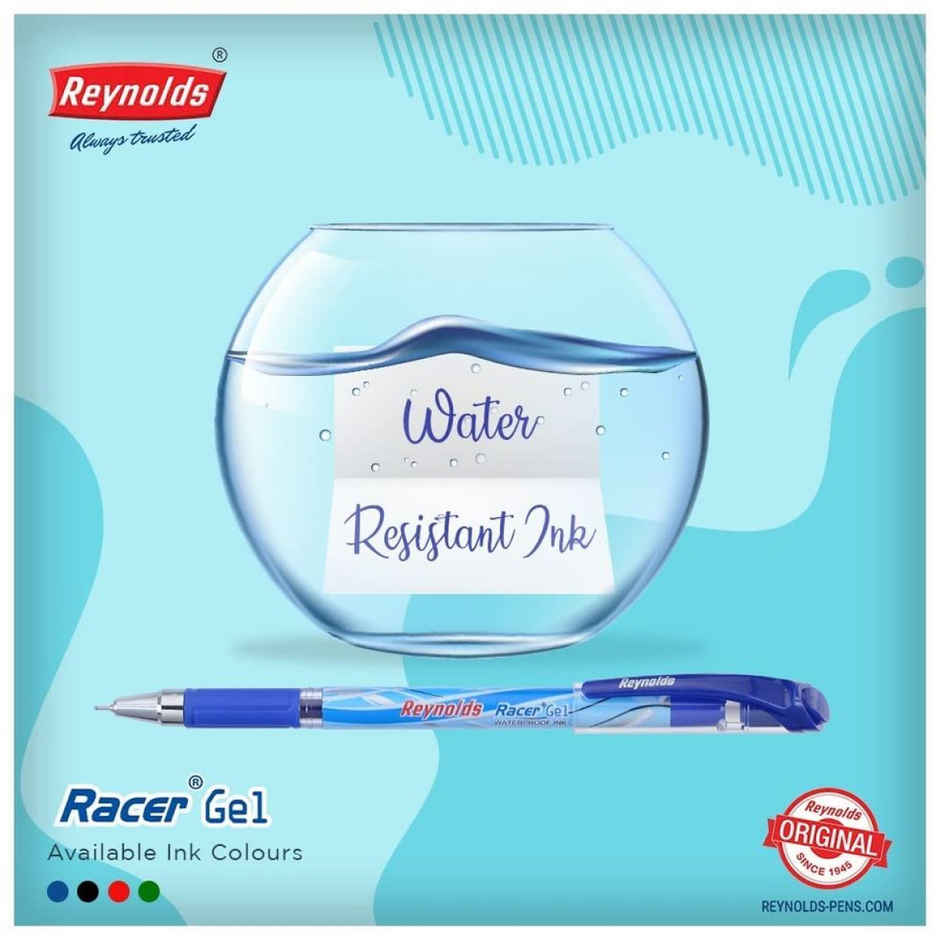 Reynolds Racer Gel Pen Set (7 Blue Pens)
