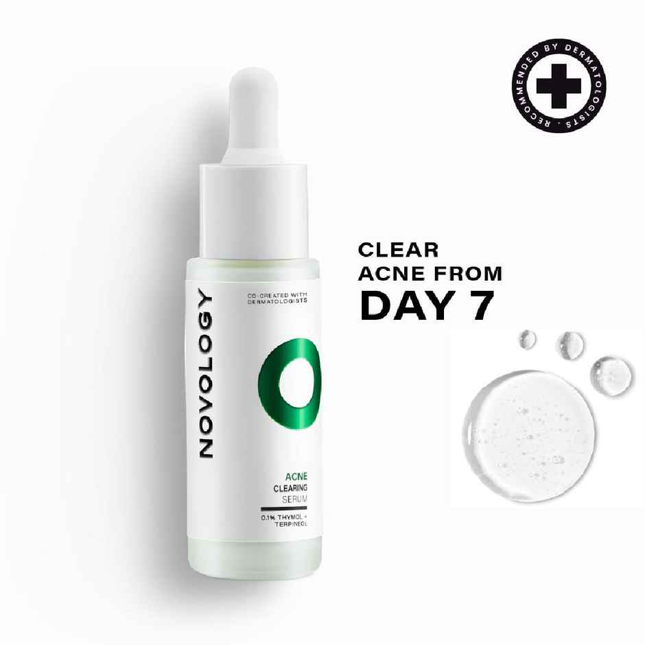 Novology Acne Clearing Serum With Thymol And Terpineol | Non-Drying, Non-Irritating