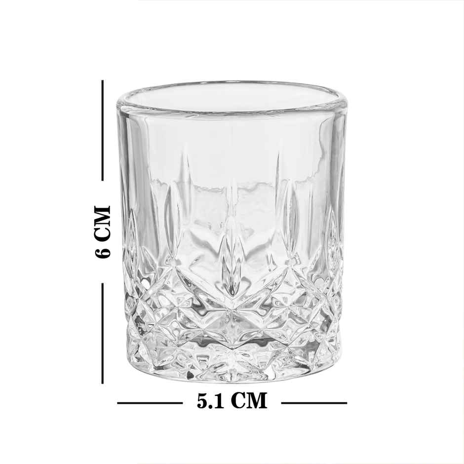 Paris Shot Glass | SKB3639 | 70 ml | Set of 6 | Sanjeev Kapoor
