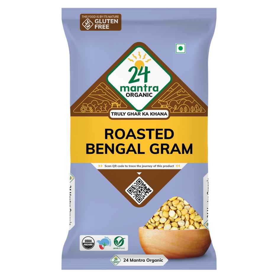 24 Mantra Organic Roasted Bengal Gram Dal