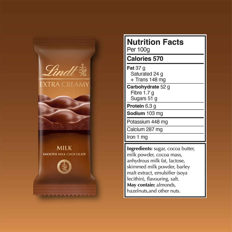 Lindt Extra Creamy Milk Tablet