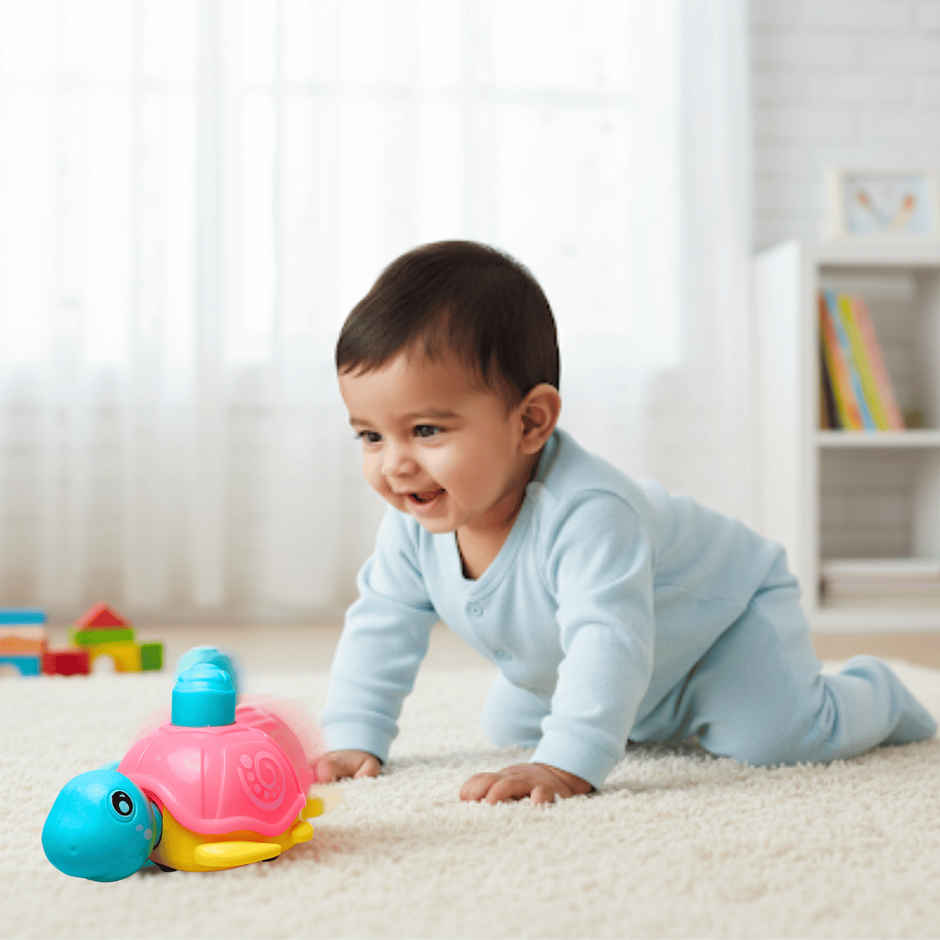 Toytales Push N Go Turtle | Kids Toys | Baby Toys | Gift For Baby | Fun Play Toy For Kids