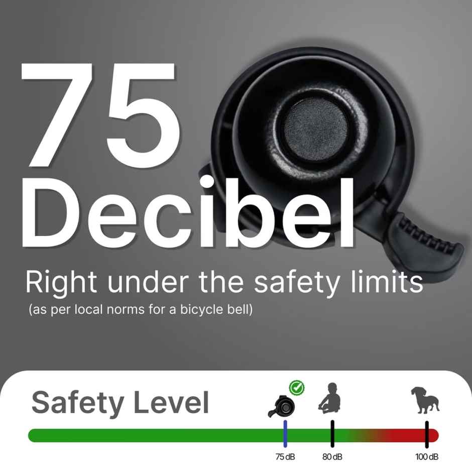 Decathlon Elops Cycle Bell | Black