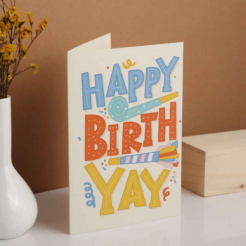 Oye Happy Butterfly Birthday Card