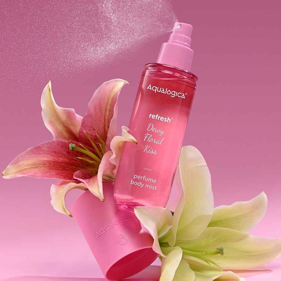 Aqualogica Refresh+ Dewy Floral Kiss Perfume Body Mist | Tested On GenZ
