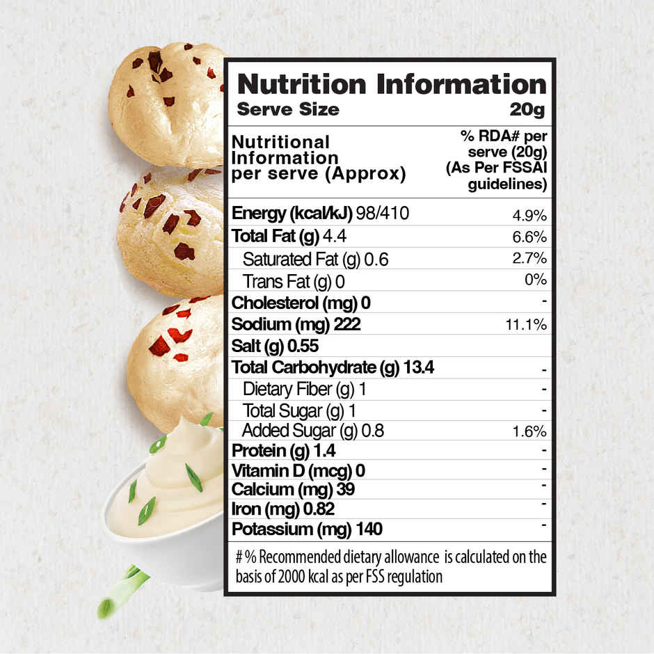 MOM Cream & Onion Roasted Makhana