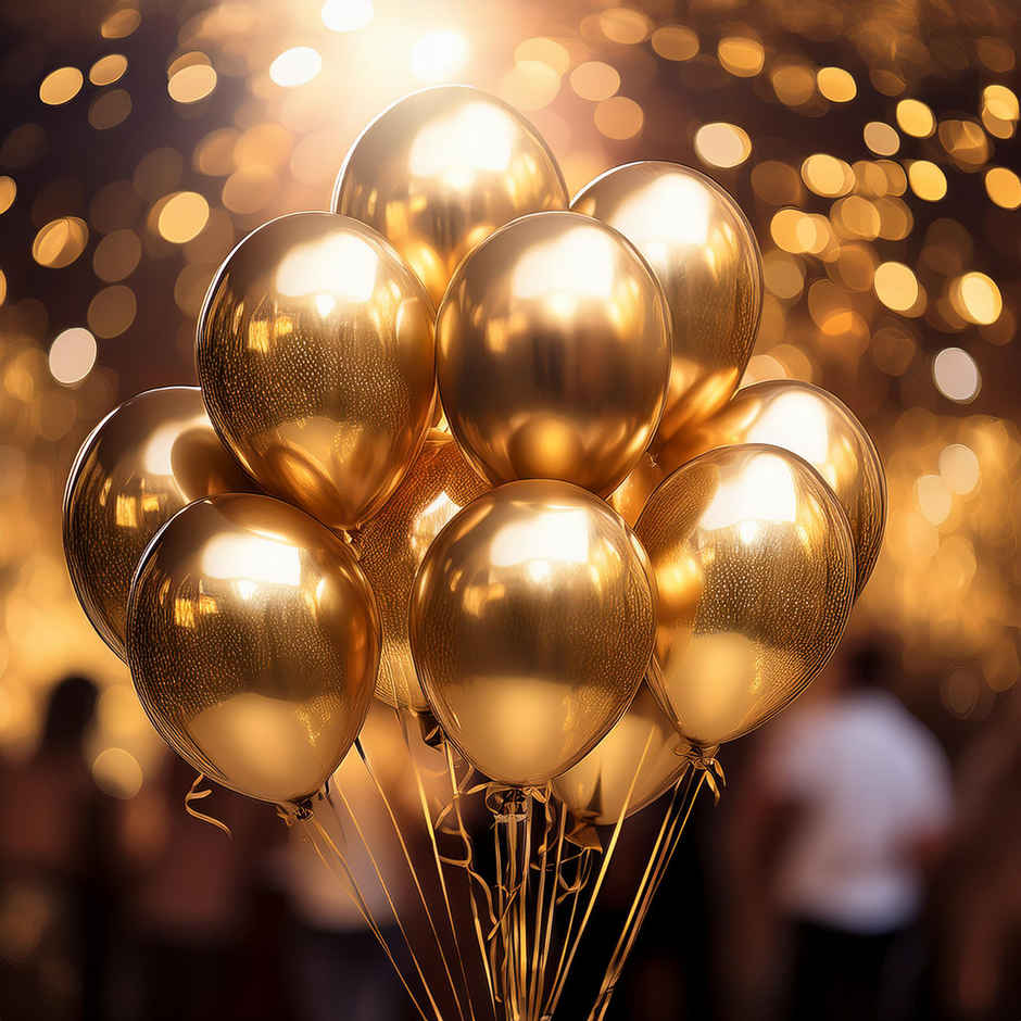 Balloons - Golden