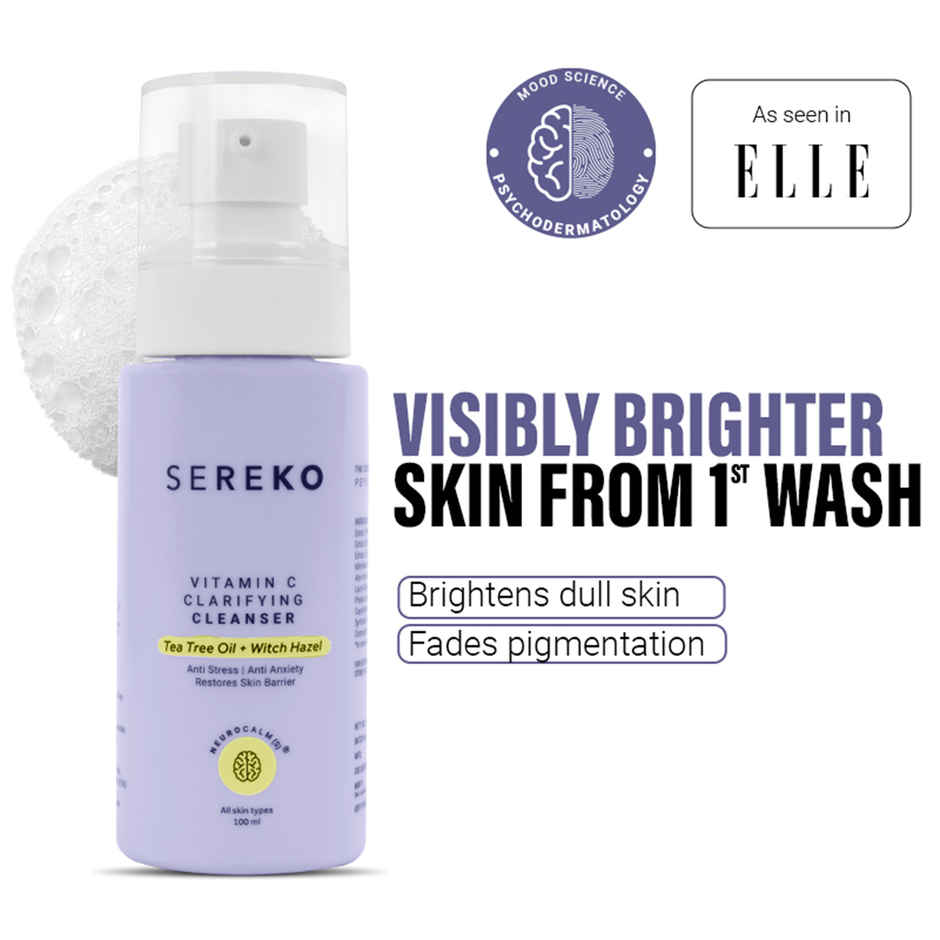 SEREKO Vitamin C Glowing & Brightening for Acne, Dark Spots & Excess Oil Face Wash