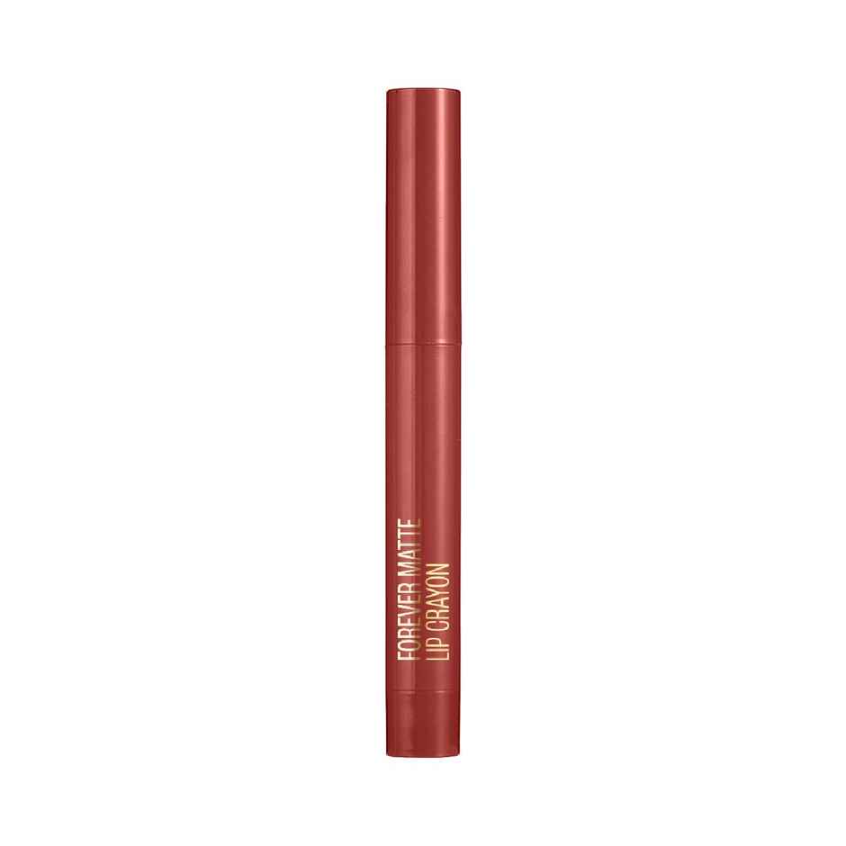 Lakme 9 to 5 Forever Matte Lip Crayon | Vitamin C | Long-Lasting Hydration | Break Brown