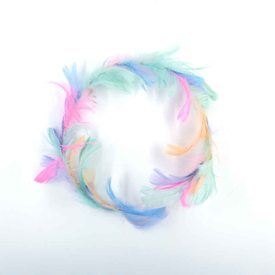 Feather Crown LED Tiara For Party | Assorted Colours | Gullak