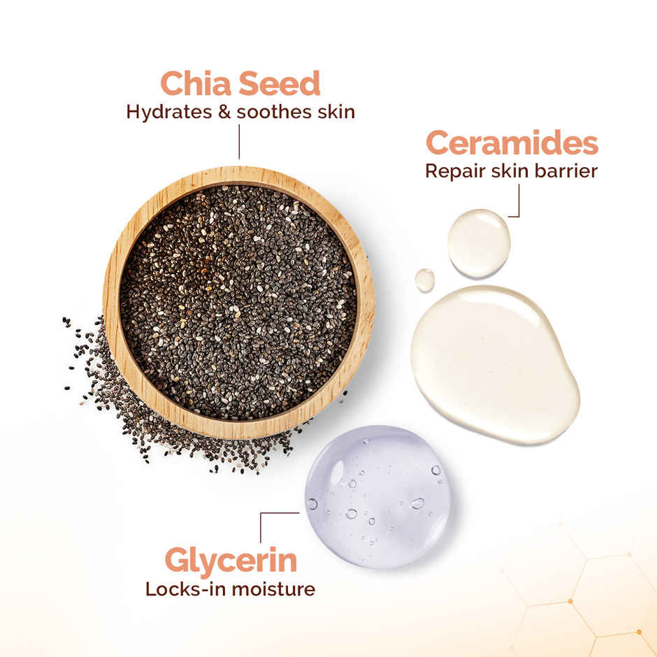 Mamaearth Chia Seed & Ceramides Oil-Free Face Wash