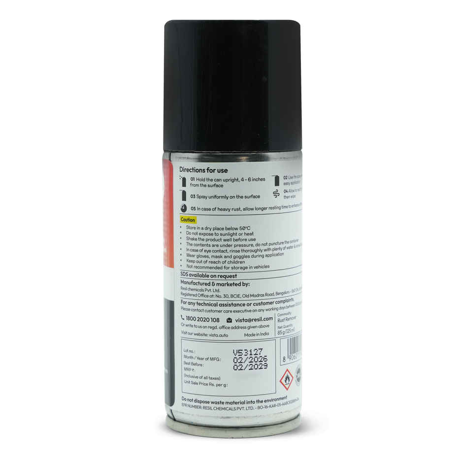 Vista Auto Care Rustkleen Mf | Rust Cleaner