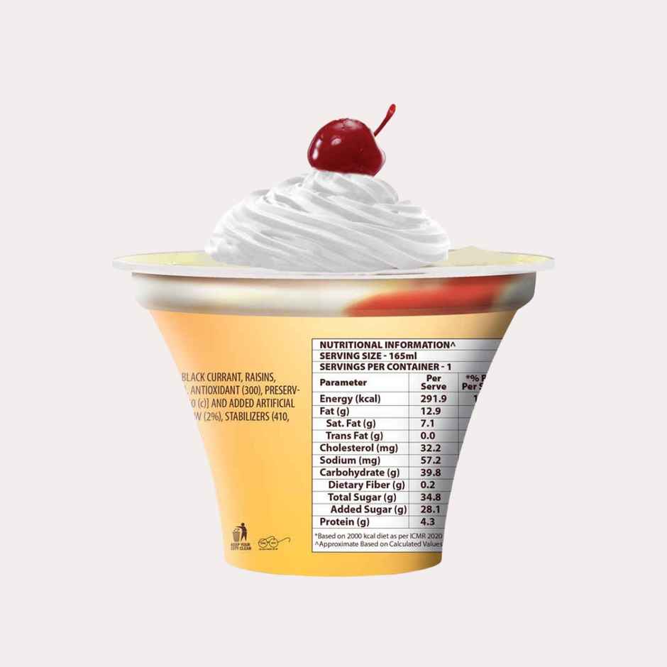 Baskin Robbins Fruit Overload Sundae Ice Cream Cup