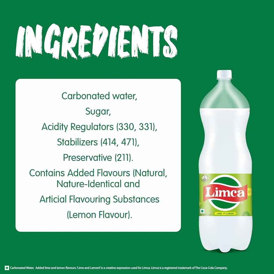 Limca Lemon Soft Drink | Carbonated Beverage Combo