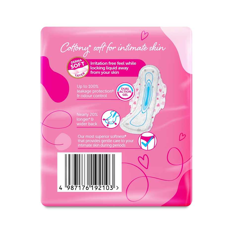 Whisper Ultra Soft Sanitary Pads | XL | 15 pcs Combo 