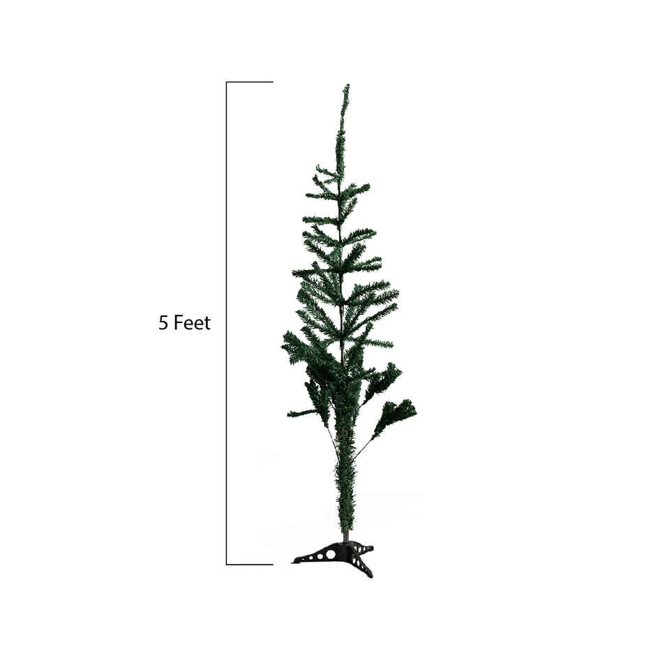 Artificial Christmas Tree | 5 ft Tall | Ideal for Home, Office & Party Decor | Picfest
