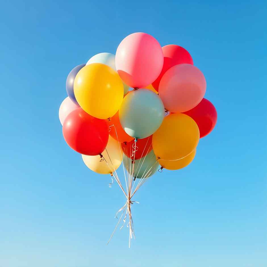 Multicolor Balloons | Happy Birthday Decoration | Latex Party Balloons | Propcon