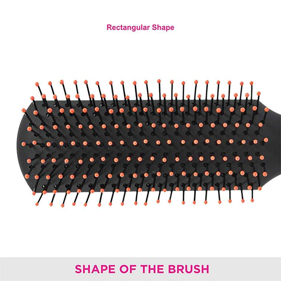 VEGA Flat Hair Brush with Sectioning Clip for Men and Women|E20-FB