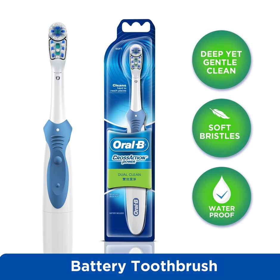 Oral-B Cross Action Battery Powered Electric Toothbrush